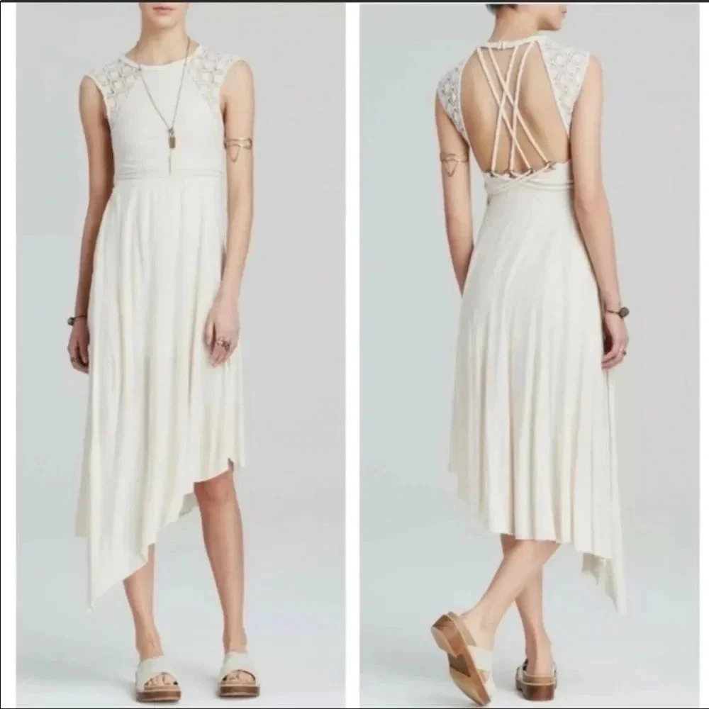 Free people afternoon delight asymmetrical dress - Picture 4 of 11